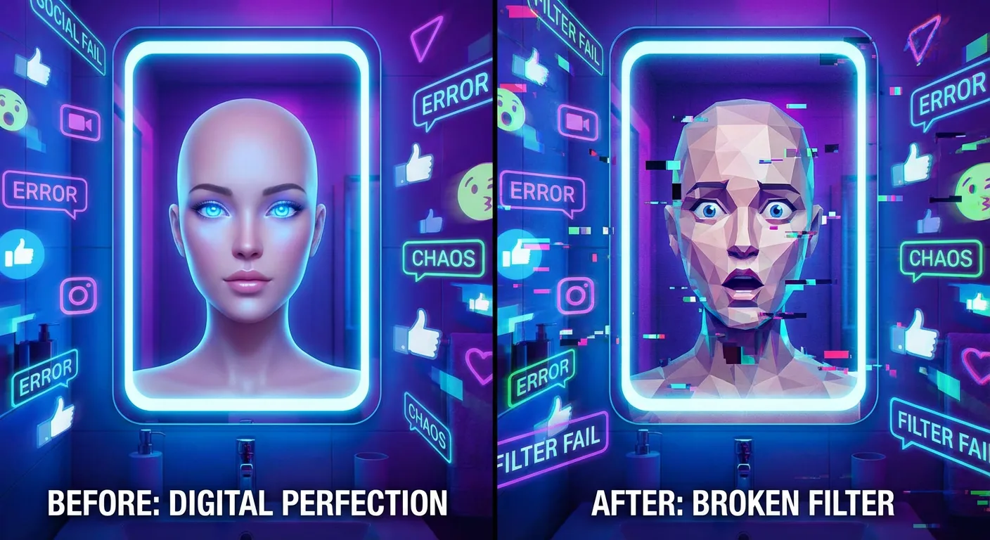 Cosmetic Update Breaks 'Perfect Selfie' Filter for 48 Hours